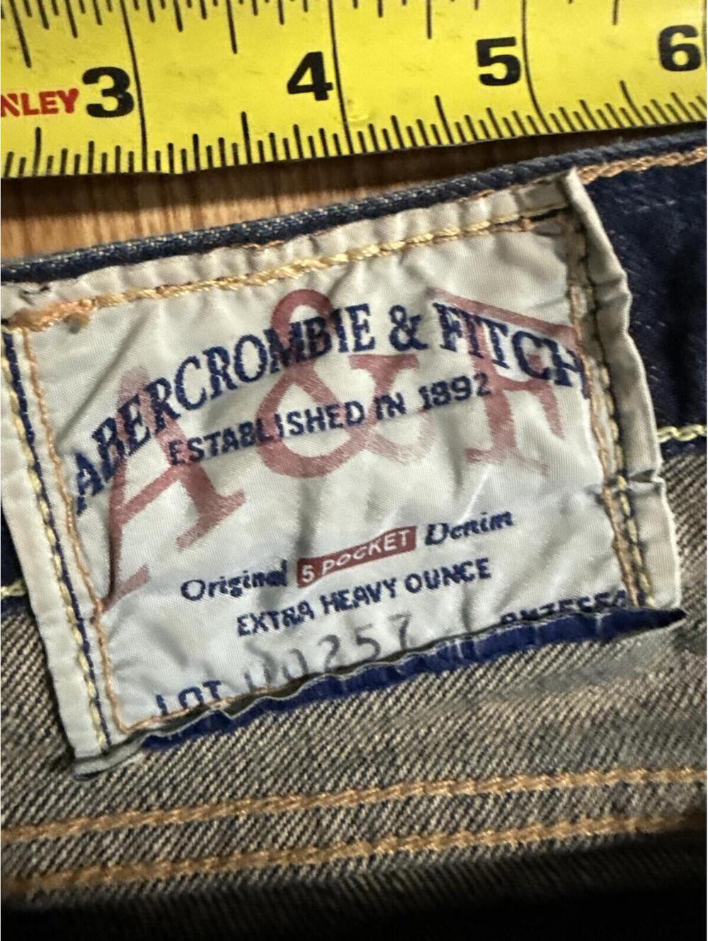 Vintage Abercrombie & Fitch Men's Denim Jeans W32 L34 - Picture 3 of 7